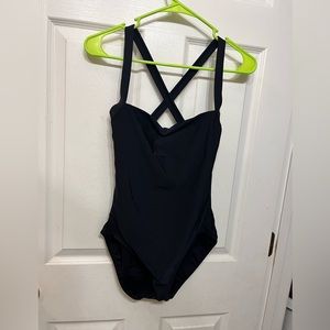 Black Calvin Klein swim suit